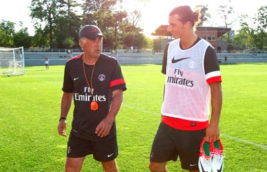 PSG : Ancelotti défend Ibra : «Il n'est pas du tout arrogant»