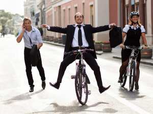 الذهاب إلى العمل على الدراجة يقلّل من التوتر