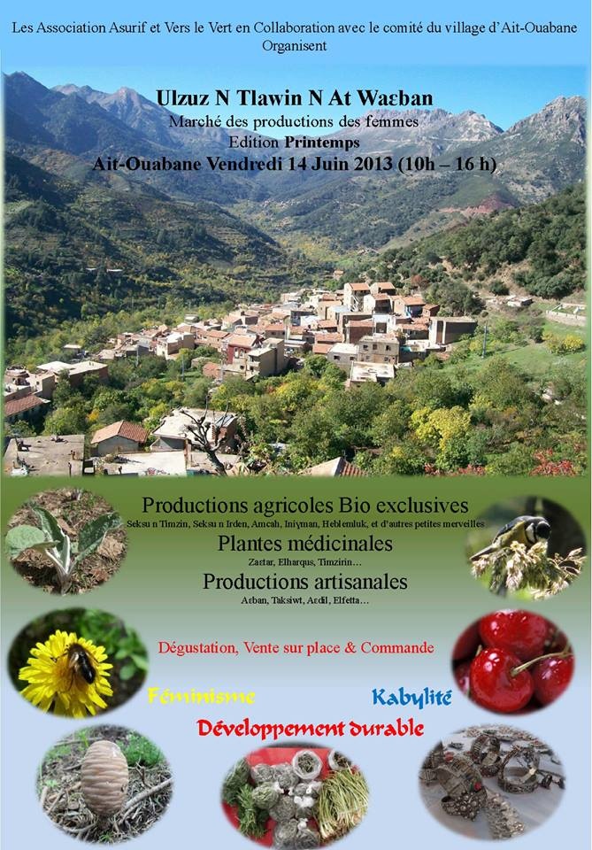 Ulzuz n tlawin n At Wavan (Aït Ouabane - Tizi Ouzou)  Les femmes lancent leur marché