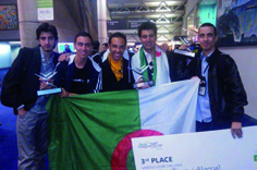 Les trois lauréats algériens du concours Microsoft Imagine Cup 2012 honorés                                    Microsoft Algérie
