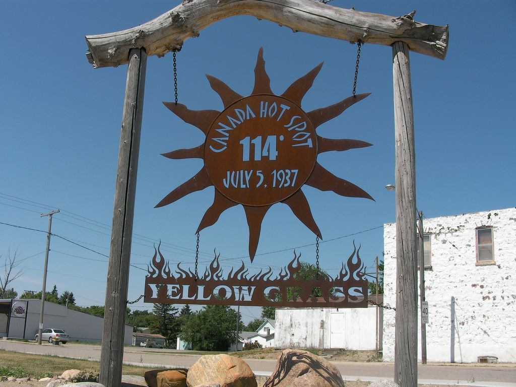 الرقم القياسي في درجات الحرارة في كندا