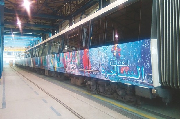 Des bulles magiques au métro et au tramway d'Alger