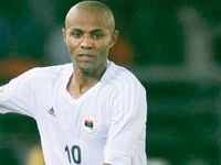 Ahmed Saâd, meneur de jeu de l'équipe libyenne, à 'liberté