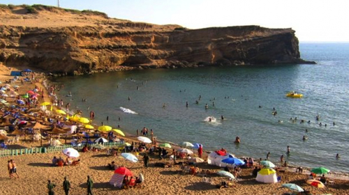 Faible affluence sur les plages
