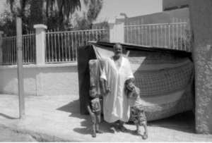 Une famille à la rue