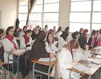 Tizi Ouzou/Taux d'occupation des classes                                    La grande contradiction