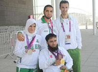 Omnisports/ Jeux paralympiques 2012                                    Les athlètes algériens accueillis par le nouveau MJS