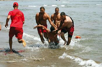 123 estivants sauvés en 24 heures