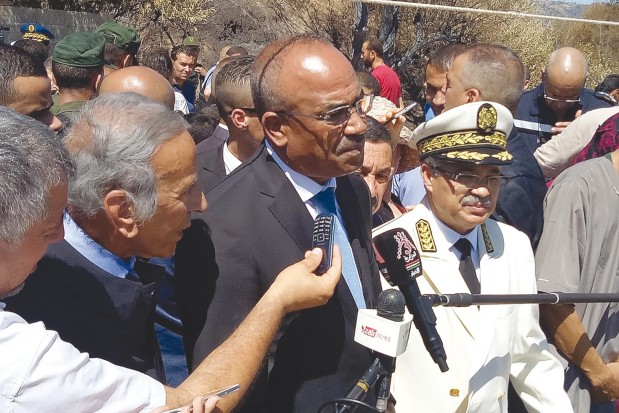 Incendies : Bedoui annonce l'indemnisation des victimes
