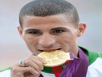 JEUX OLYMPIQUES DE LONDRES-2012                                    Makhloufi honoré par le groupe Sovac