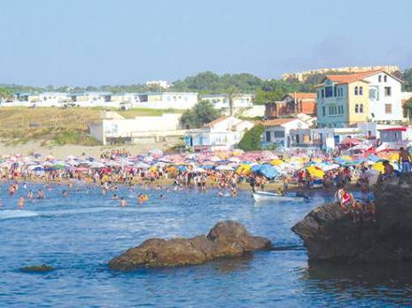 Les plages dans un état pitoyable