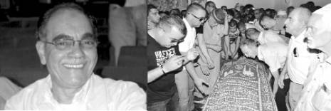 Une foule nombreuse l'a accompagné à sa dernière demeure