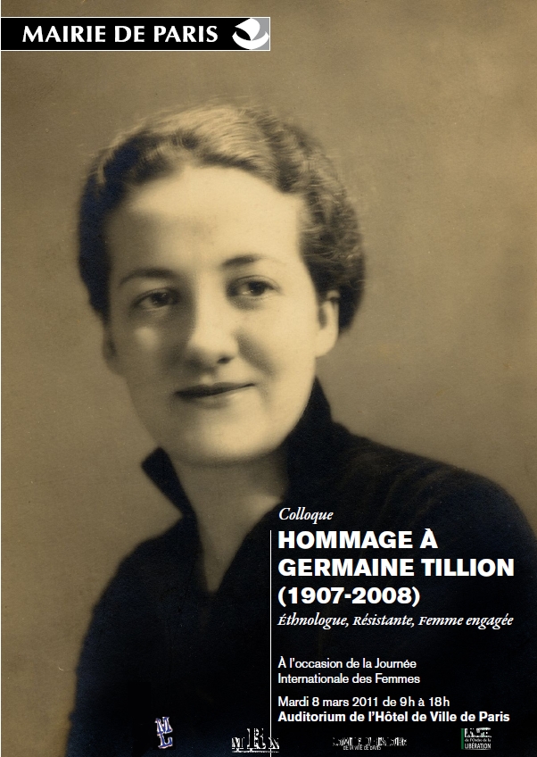 hommage a germaine tillion par yacef saadi