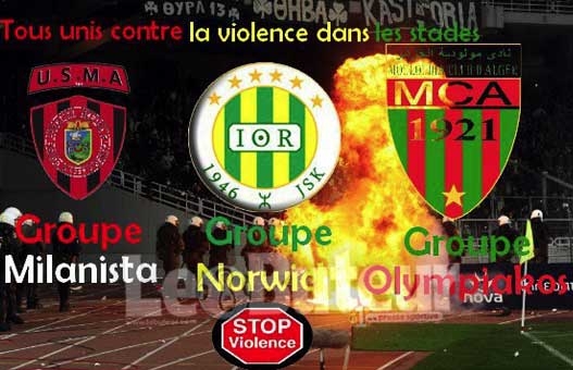 JSK, USMA, MCA... tous unis contre la violence dans les stades en Algérie