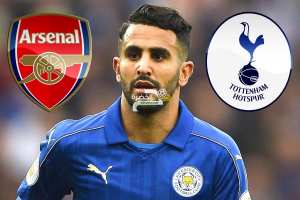 رياض محرز بين أرسنال و توتنهام الانجليزيين