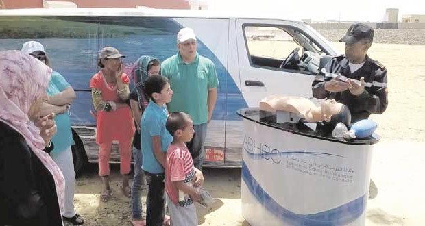Caravane de sensibilisation aux baignades dans les barrages