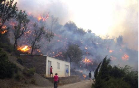 Des villages évacués