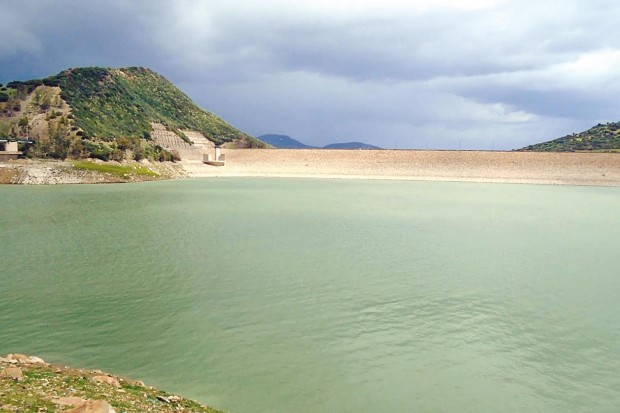 Le barrage de Bouhamdane à Guelma pratiquement à sec