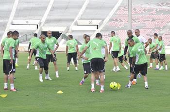 Les Verts en stage le 8 octobre                                    PREPARATION DU MATCH ALGERIE-LIBYE