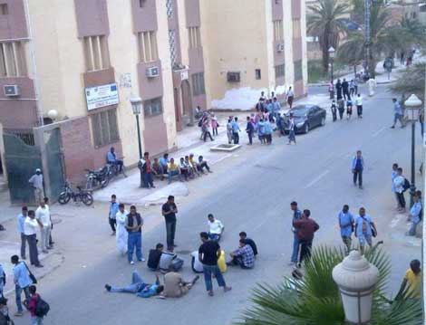 شباب ‬‬بورقلة ‬ينتفضون ‬ضد ‬أشغال ‬مشروع ‬الري ‬