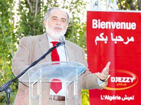 Rencontre du PDG de Djezzy avec les cadres de l'Est                                    Première sortie de Vincenzo nesci