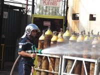 Hassi Messaoud : exercice de simulation de maîtrise d'un incendie à l'entreprise nationale des Grands Travaux Pétroliers