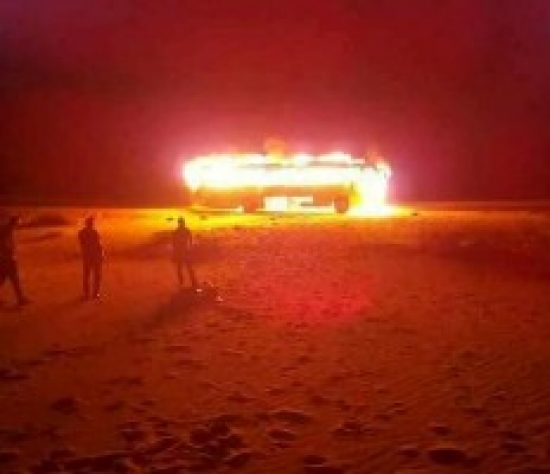 احتراق حافلة يودي بحياة 5 أشخاص وجرح 49 آخرين بأوماش ببسكرة