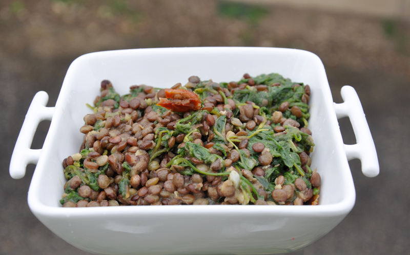 pourpier au lentilles