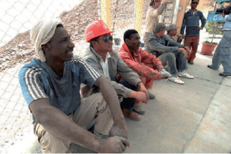 La vie dure des ouvriers étrangers