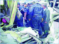 10 blessés à Aïn Touta                                    Collision entre un autobus et un camion