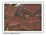 Pâte d’amandes au chocolat