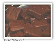 Pâte d’amandes au chocolat