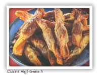 Papillotes de datte fourrés à la crème