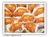 Tarte à la semoule et aux amandes