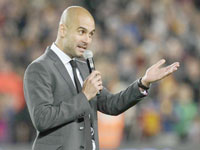 A l'étranger                                    Milan AC / Guardiola à Milan en 2013 '