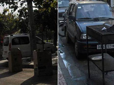 Des commerçants squattent la chaussée                                    Anarchie dans la ville