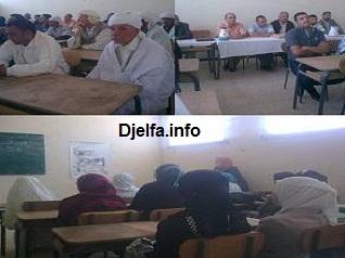 انجازات ما بعد الإستقلال و الإستراتيجية الوطنية في الدرس الإفتتاحي للموسم الدراسي لأقسام محو الأمية بالجلفة