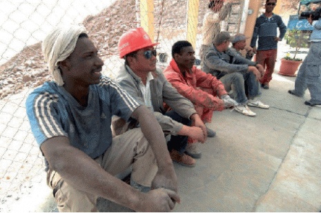 Tlemcen La vie dure des ouvriers étrangers