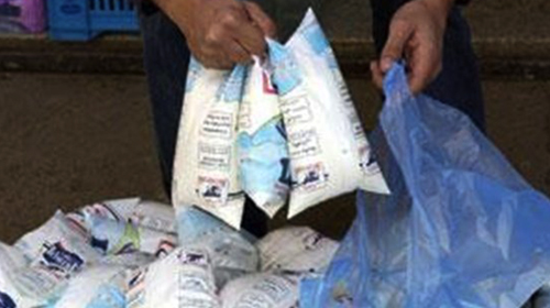 Pénurie de lait en sachet