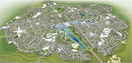 Une oasis moderne en perspective                                    Ville nouvelle de Hassi Messaoud