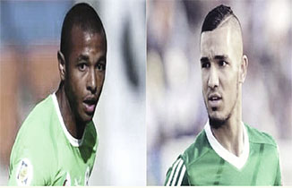 trois retardataires chez les Verts: Problème d'avion pour Brahimi et Bentaleb