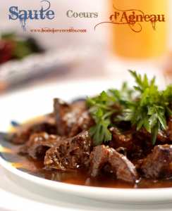 saute de coeur d'agneau