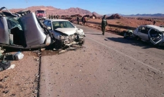 النعامة : مصرع ثلاثة أشخاص في حادث مرور ببلدية عين بن خليل