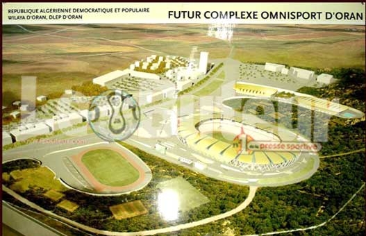 Stade olympique d'Oran : réception de 60 % de la charpente métallique en vue de son montage