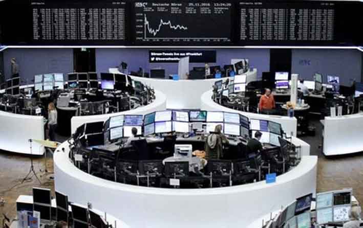 Bourses : Les places européennes globalement dans le vert