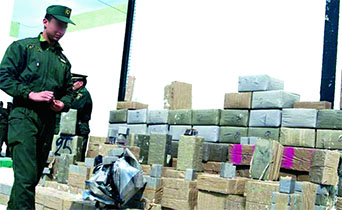 Trafic de stupéfiants: Saisie de 25 tonnes de cannabis en 2016