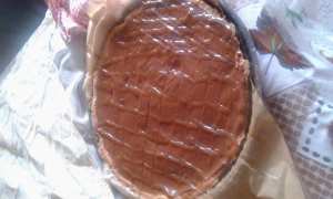 Tarte au chocolat et crème patissiere