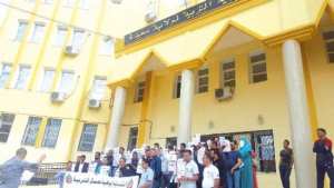 نقابة عمال التربية بسعيدة تحتج