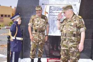 الفريق ڤايد صالح يدشن مدرسة أشبال الأمة بتمنراست