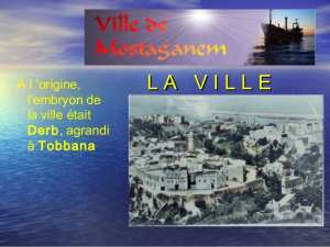 MOSTAGANEM -  Les habitations du Derb laissées à l’abandon